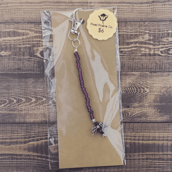 Beaded Clip-On Charm