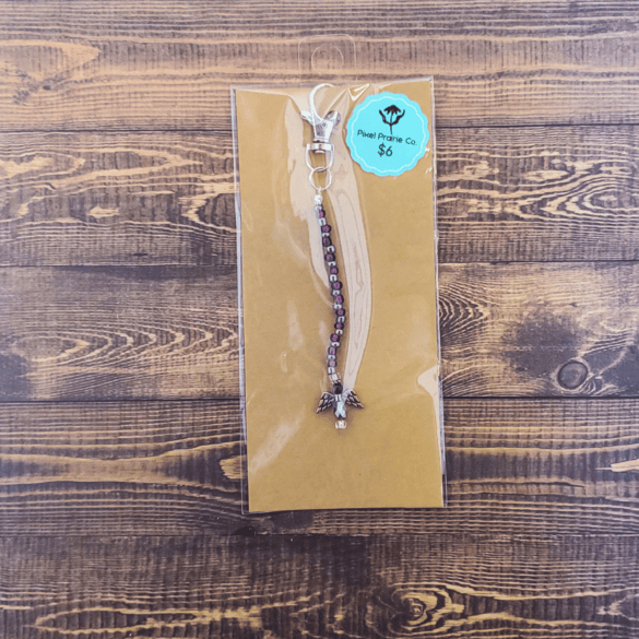 Beaded Clip-On Charm