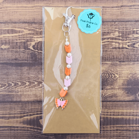 Beaded Clip-On Charm