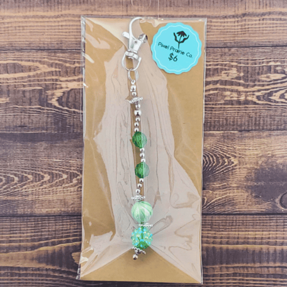 Beaded Clip-On Charm