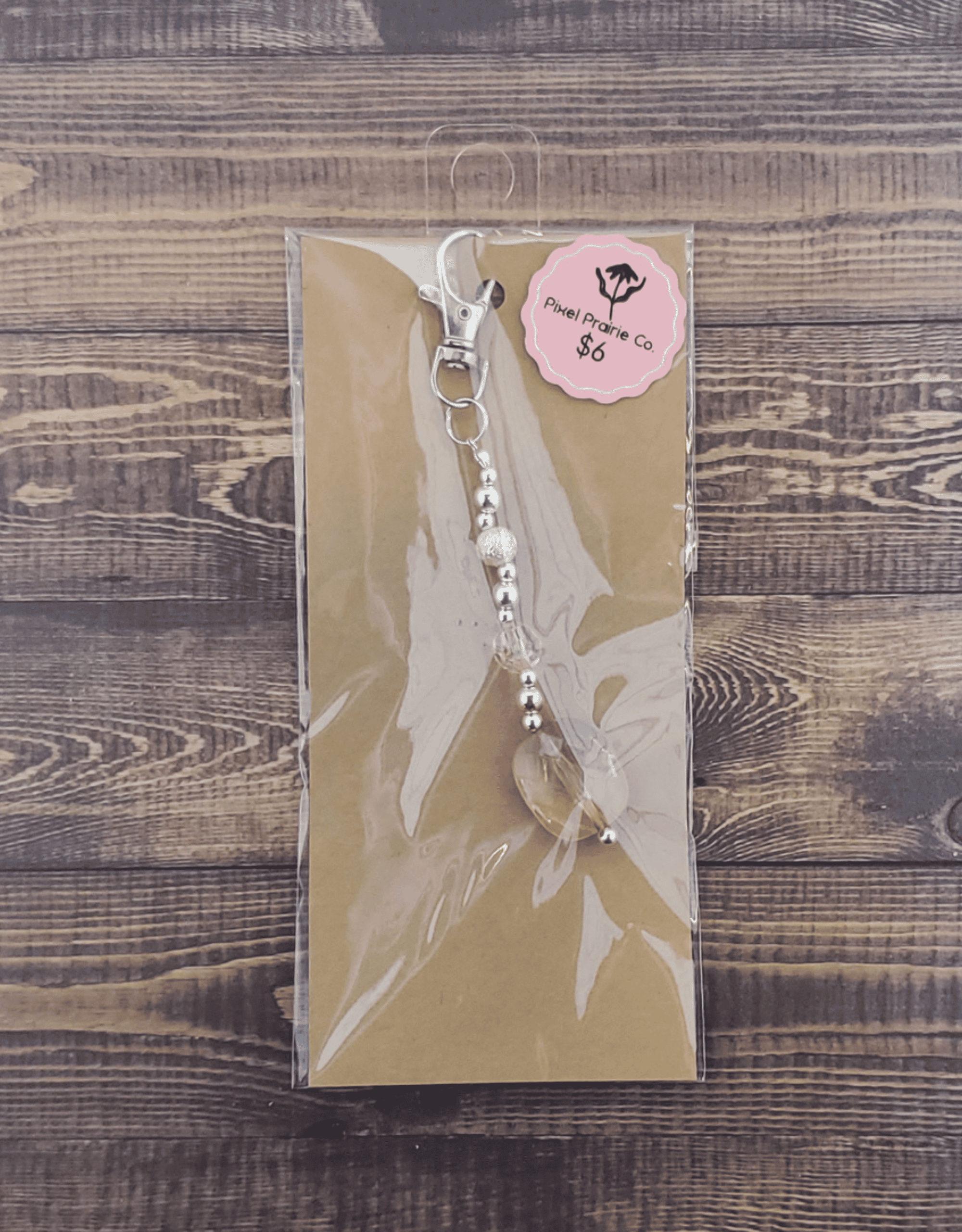 Beaded Clip-On Charm