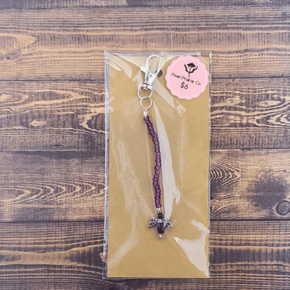 Beaded Clip-On Charm