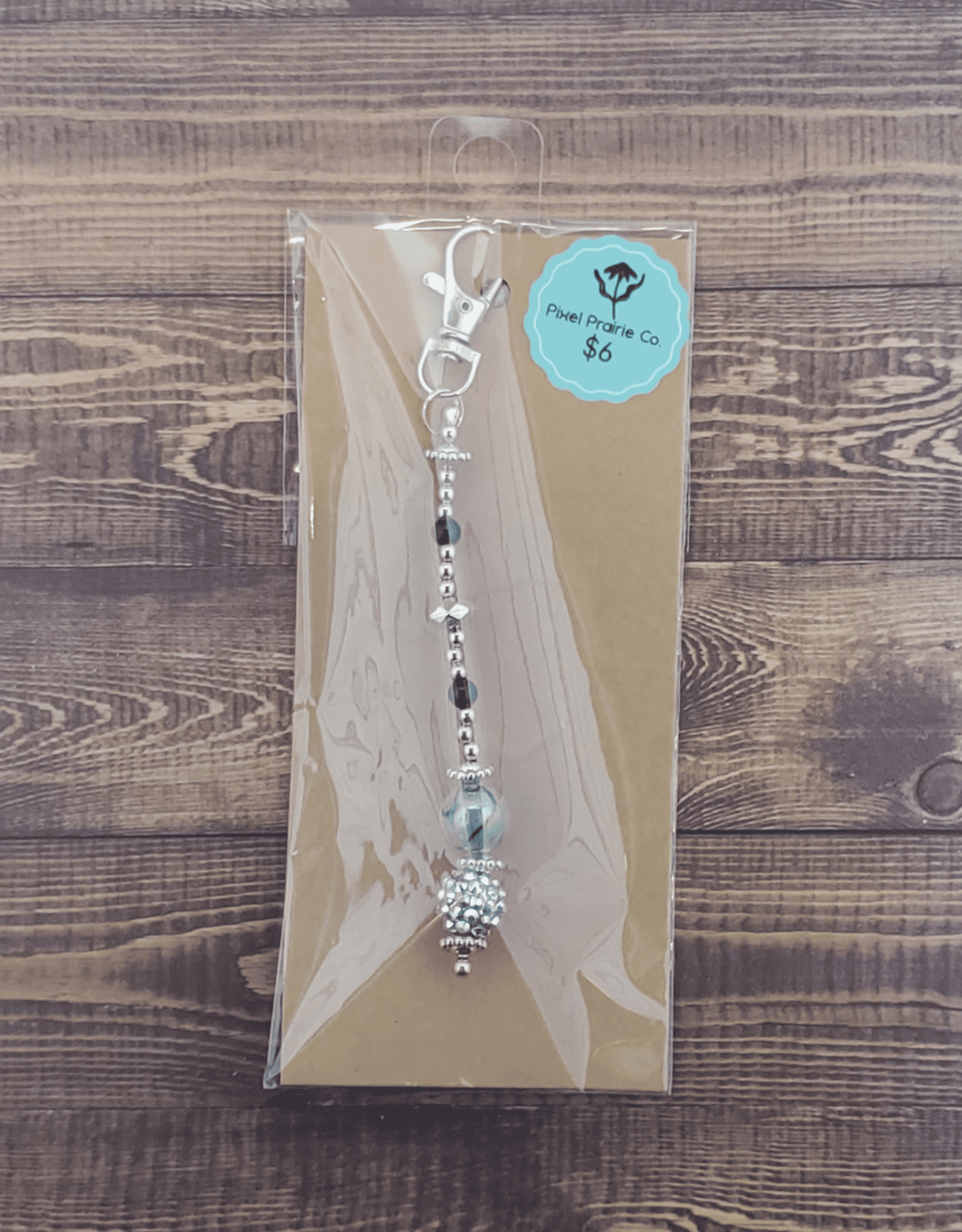 Beaded Clip-On Charm