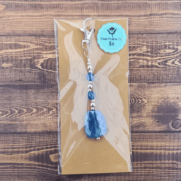 Beaded Clip-On Charm
