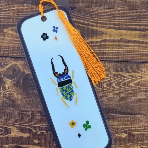 Nature Bookmark with Tassel