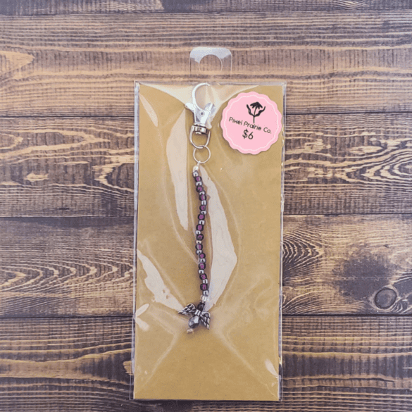 Beaded Clip-On Charm
