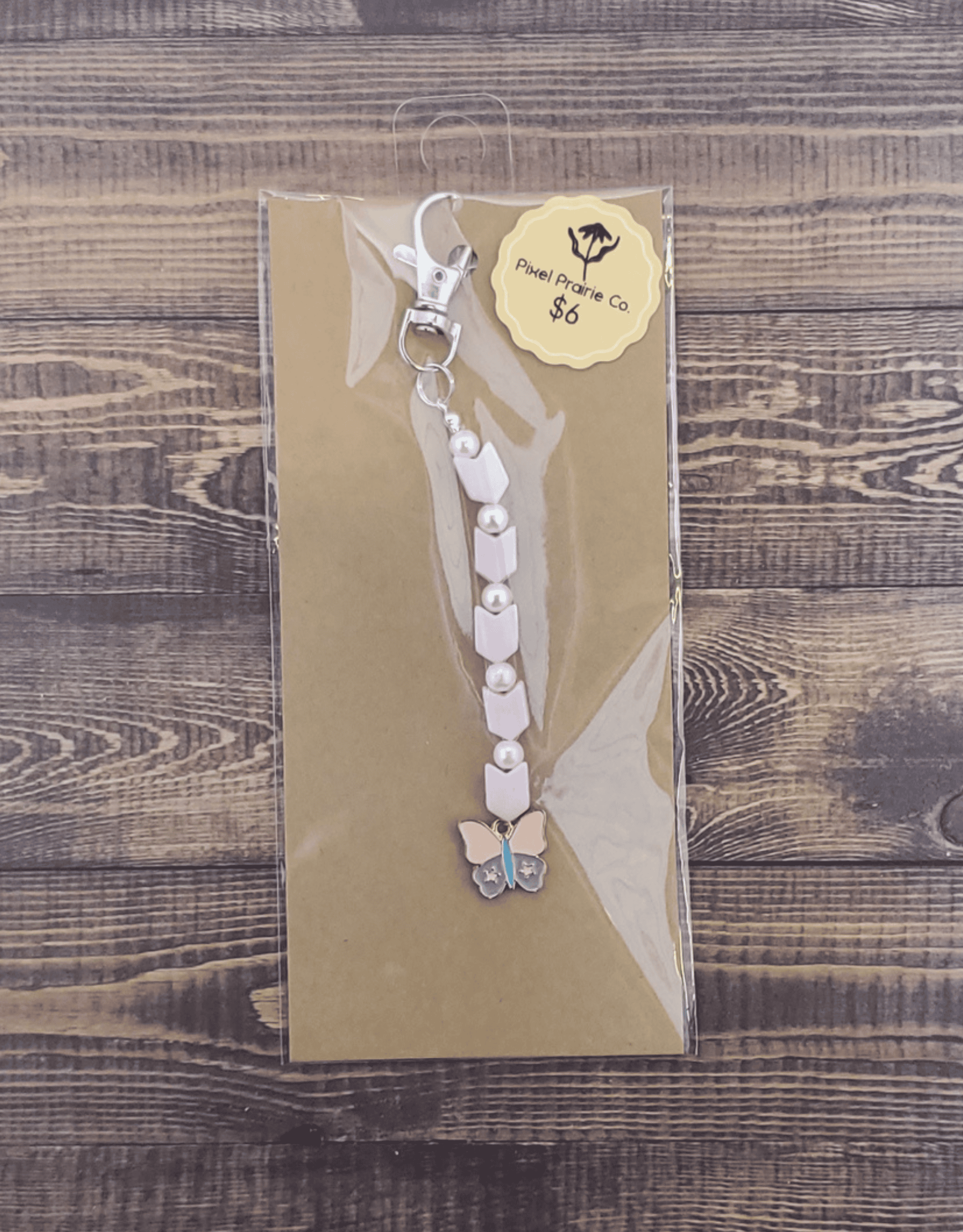 Beaded Clip-On Charm