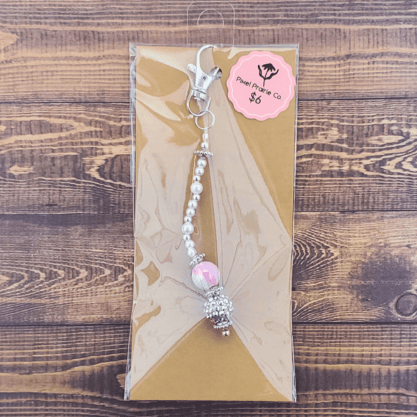 Beaded Clip-On Charm