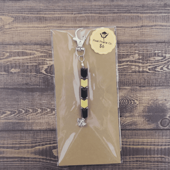 Beaded Clip-On Charm