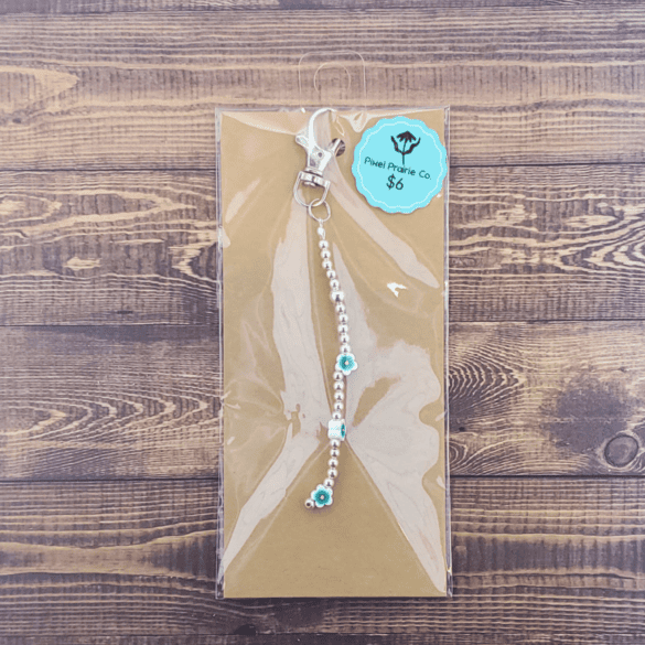 Beaded Clip-On Charm