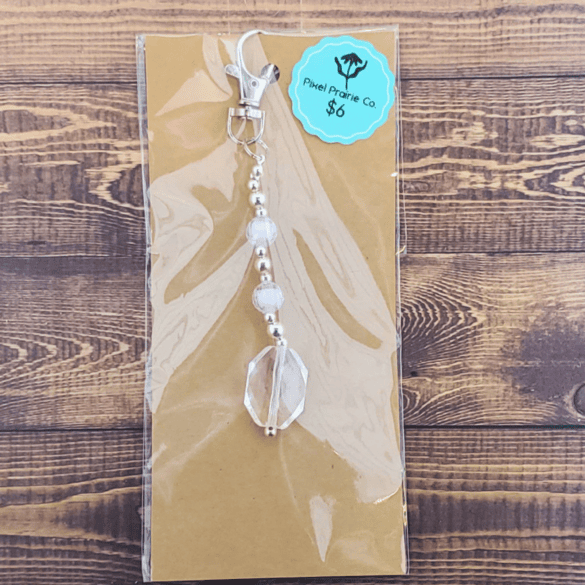 Beaded Clip-On Charm