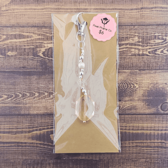 Beaded Clip-On Charm