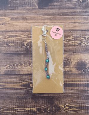 Beaded Clip-On Charm