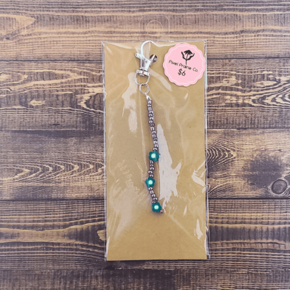 Beaded Clip-On Charm