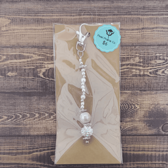 Beaded Clip-On Charm