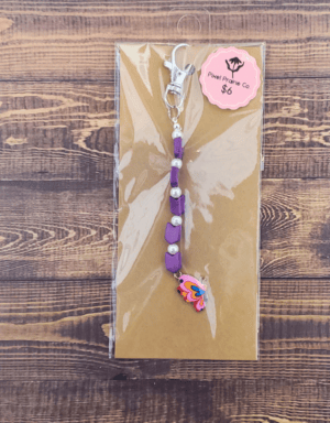 Beaded Clip-On Charm