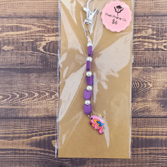Beaded Clip-On Charm