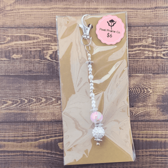 Beaded Clip-On Charm