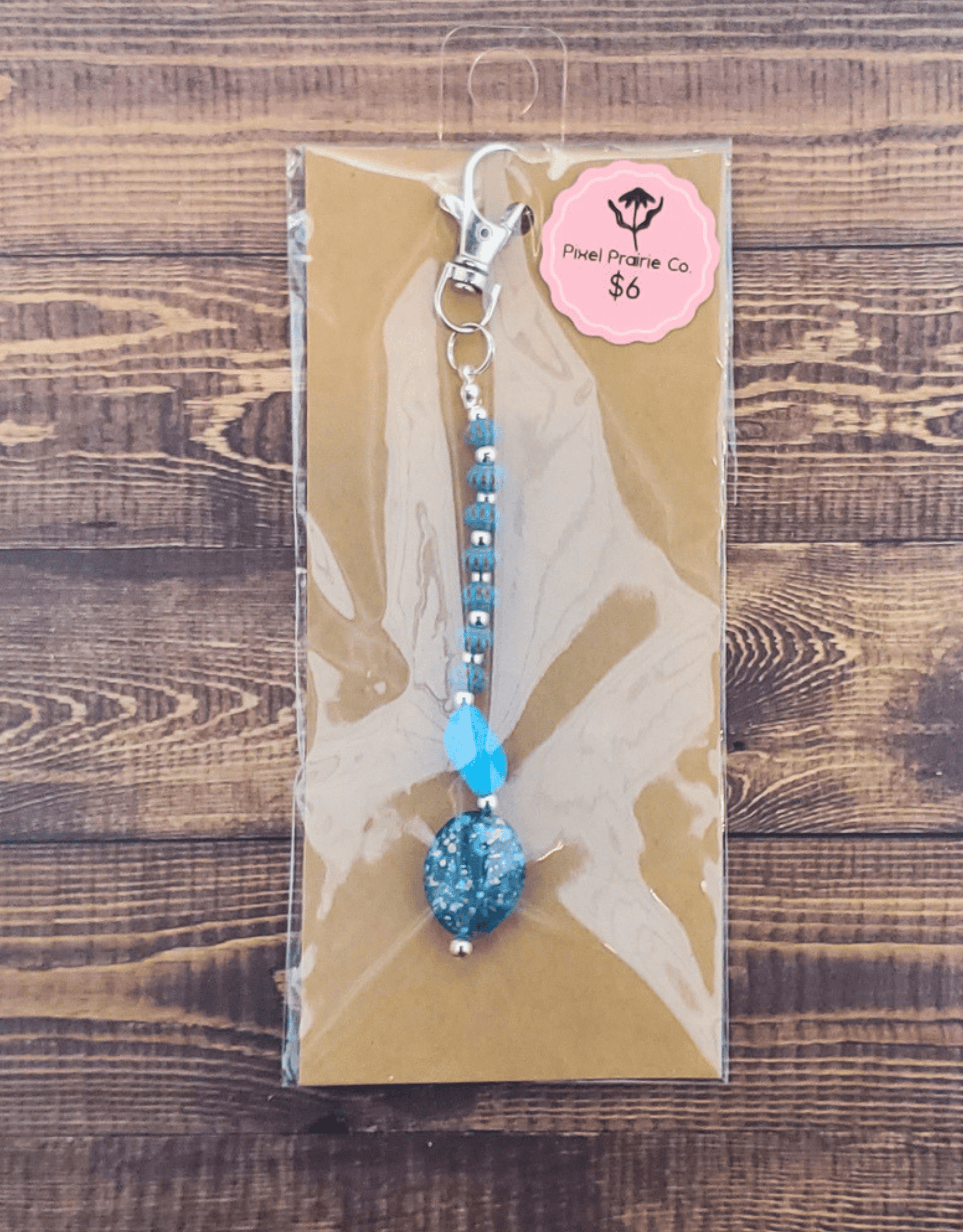 Beaded Clip-On Charm