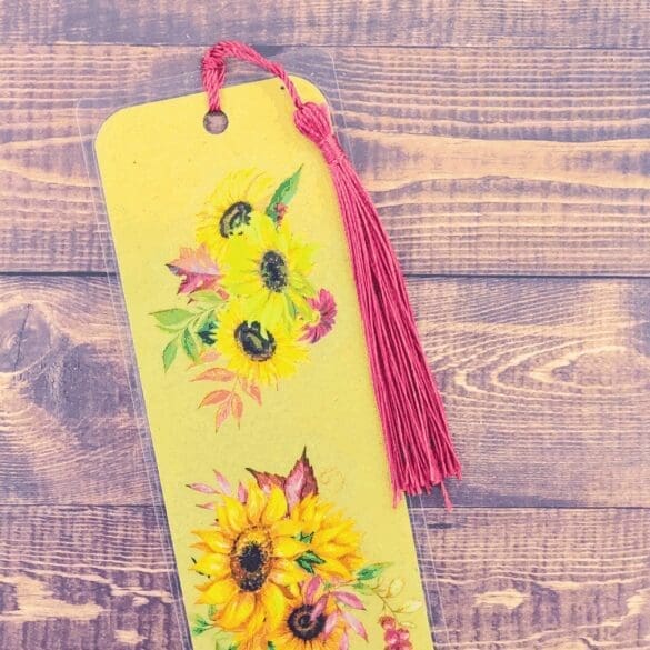 Nature Bookmark with Tassel