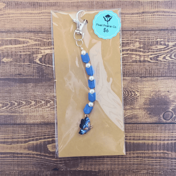Beaded Clip-On Charm