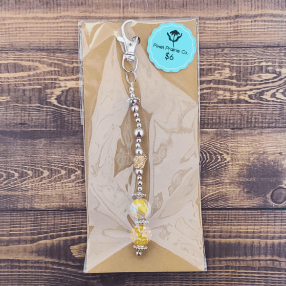Beaded Clip-On Charm