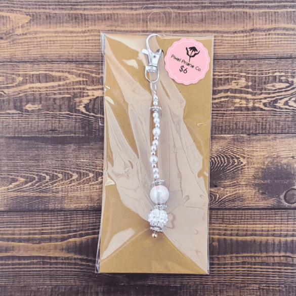 Beaded Clip-On Charm