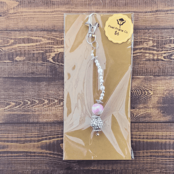Beaded Clip-On Charm