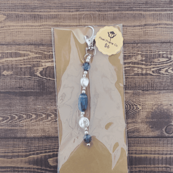 Beaded Clip-On Charm