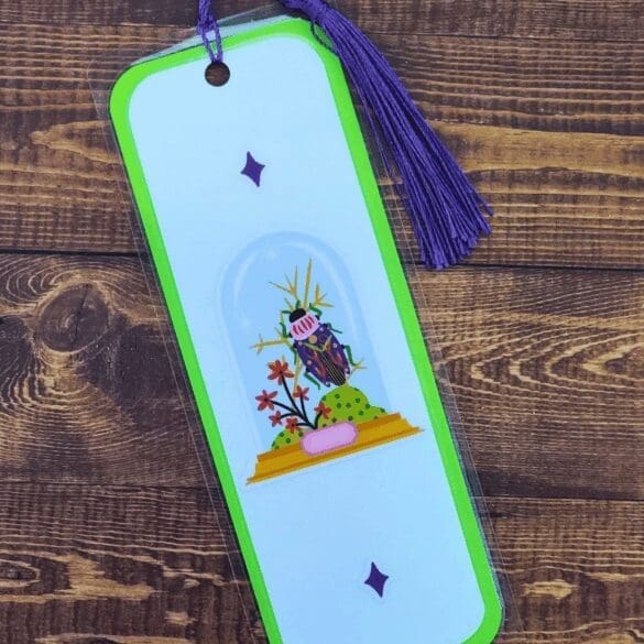Nature Bookmark with Tassel