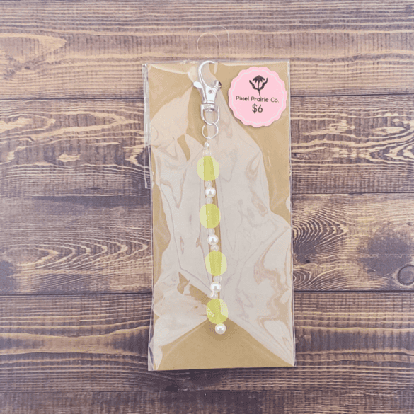 Beaded Clip-On Charm
