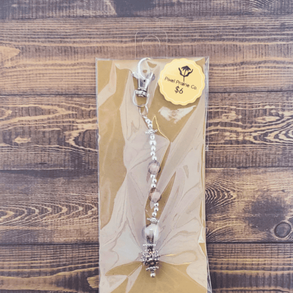 Beaded Clip-On Charm