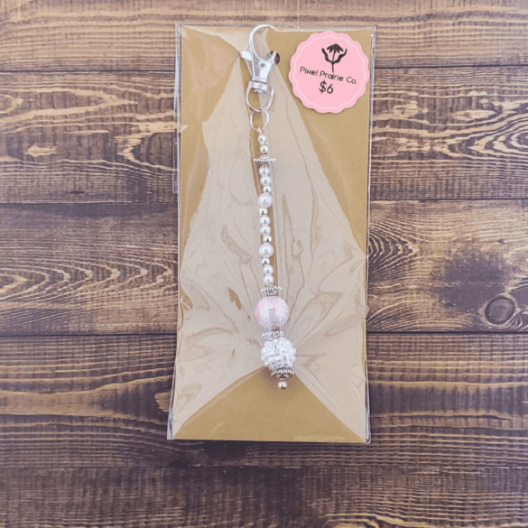 Beaded Clip-On Charm
