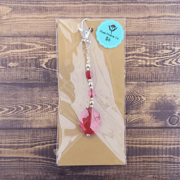 Beaded Clip-On Charm