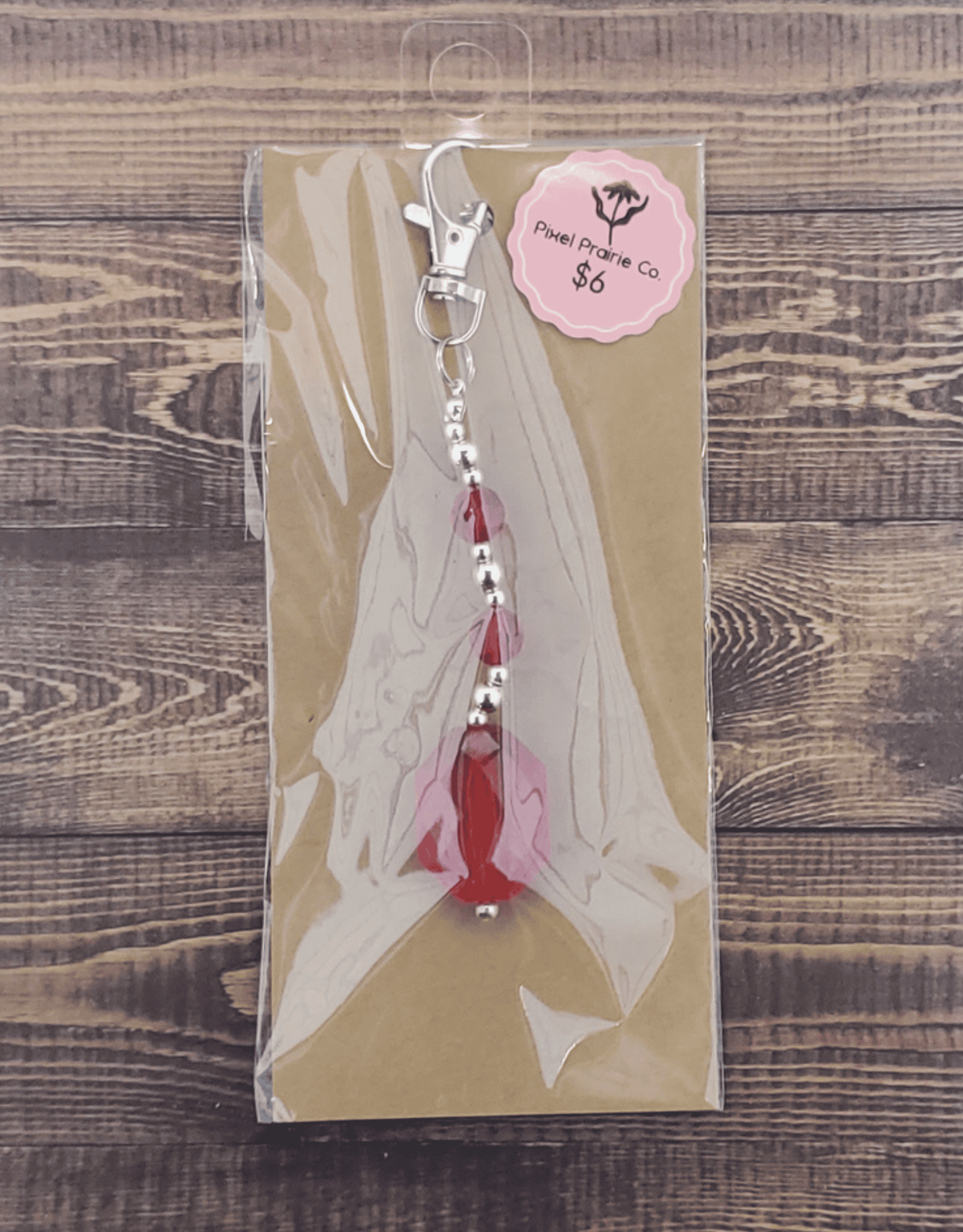 Beaded Clip-On Charm