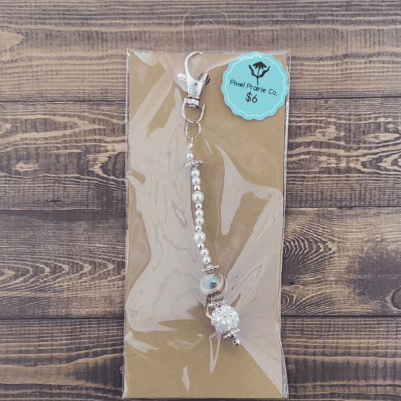 Beaded Clip-On Charm