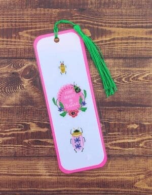 Nature Bookmark with Tassel