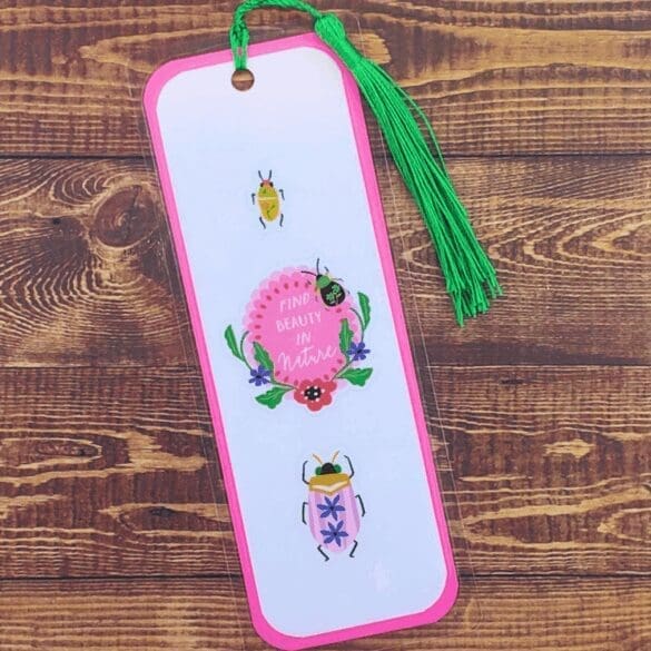 Nature Bookmark with Tassel