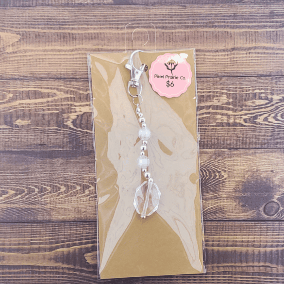Beaded Clip-On Charm