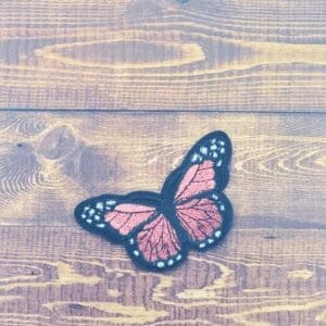 Large Embroidered Iron-On Butterfly Patch
