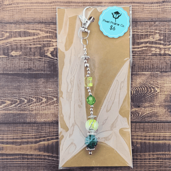 Beaded Clip-On Charm