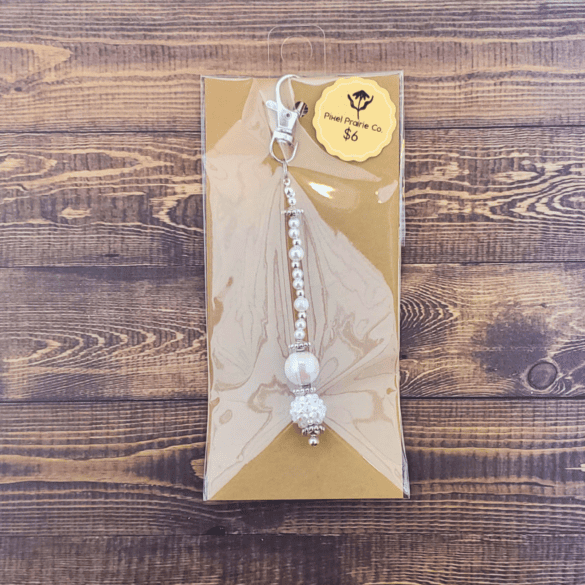 Beaded Clip-On Charm