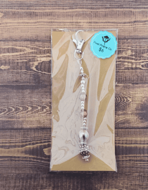 Beaded Clip-On Charm