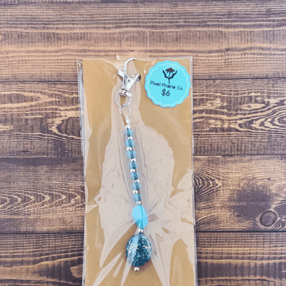 Beaded Clip-On Charm