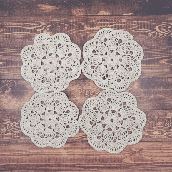 Table Bloom Coaster Set