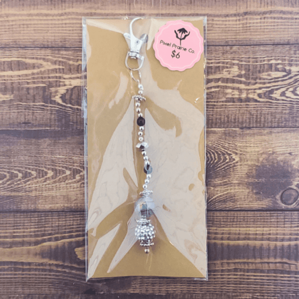 Beaded Clip-On Charm