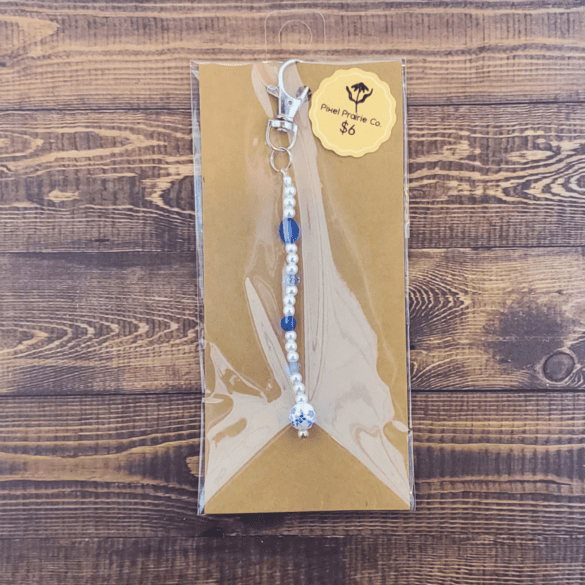 Beaded Clip-On Charm
