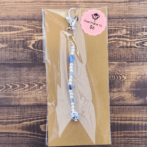Beaded Clip-On Charm