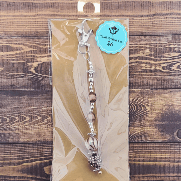 Beaded Clip-On Charm