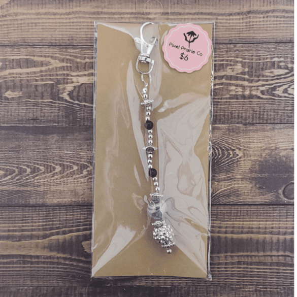 Beaded Clip-On Charm